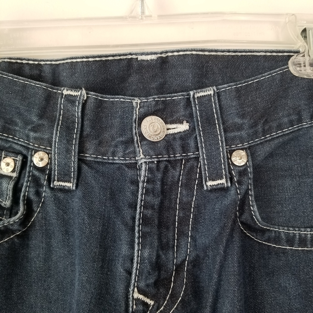 True Religion Skinny Jeans with Flap Size 29 Dark Wash - Picture 14 of 16